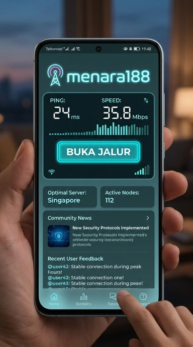 Tampilan link alternatif menara188